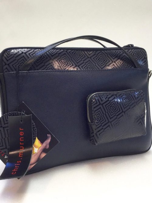 Navy blue iPad sleeve