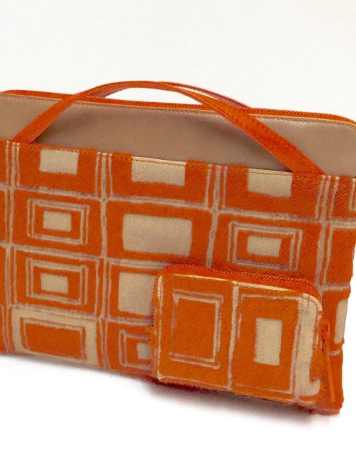 orange iPad sleeve