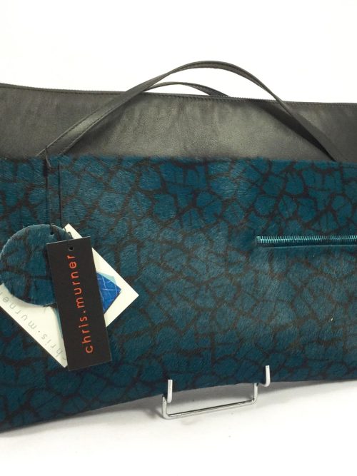 computer pouch blue hair