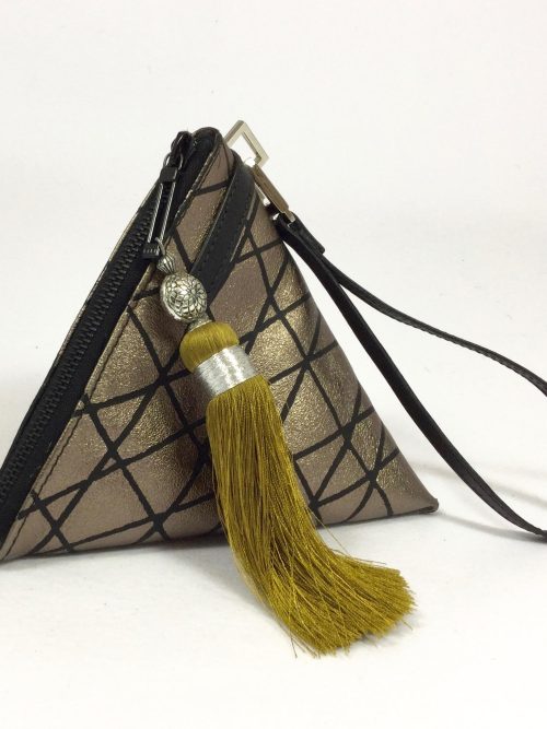 tetra'bag S triangle pattern bronze