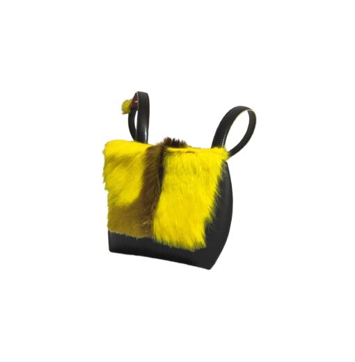 unique shoulder bag. springbok leather. handmade in geneva. exceptional leather goods.