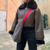 sac en matière recyclé. grand sac léger et pratique. laine bouillie. sac unique fait à genève