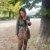 besace, woven leather, upcycling, brown bag, shoulder bag