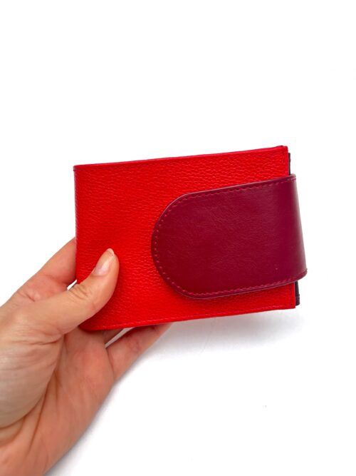 Red double wallet