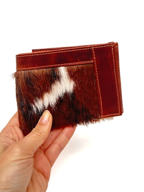 Brown double wallet